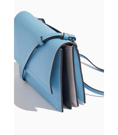 Shop Proenza Schouler White Label Accordion Flap Bag In Cornflower In Blue