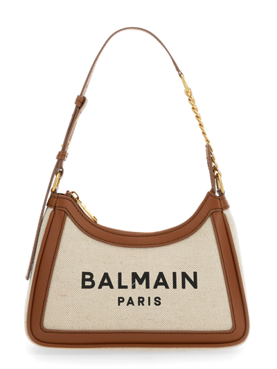 Shop Balmain B-army Bag In Cipria