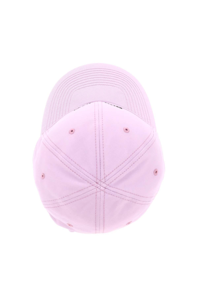 Shop Off-white Helvetica Logo Baseball Cap In Purple