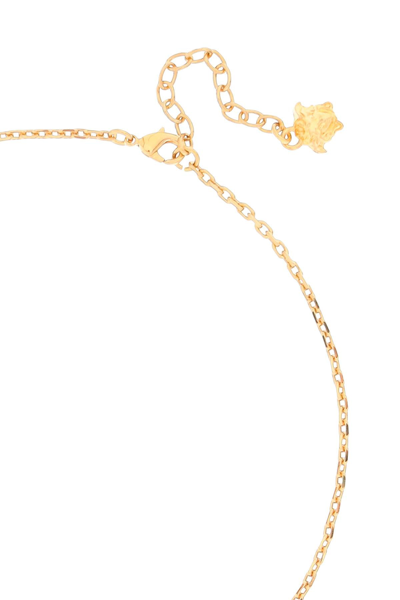 Shop Versace Dream Necklace In Gold