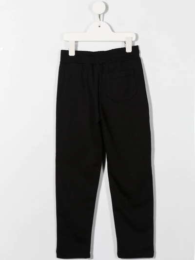 Shop Golden Goose Logo Tracksuit Bottoms In Black