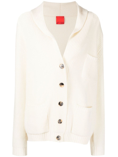 Shop Cashmere In Love V-neck Cashmere Cardigan In White