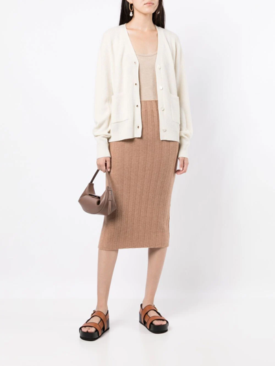 Cashmere In Love Paula Cashmere Tank Top In Brown