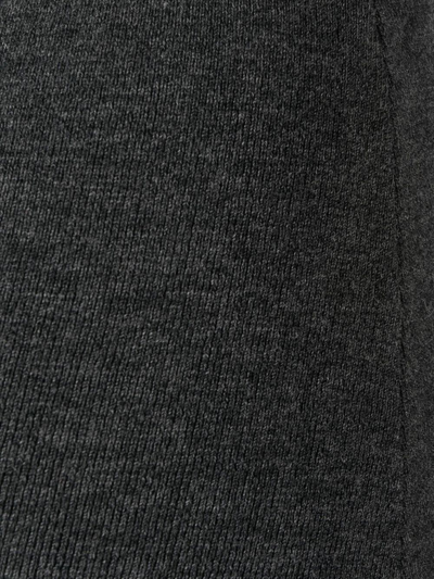 Cashmere In Love Felix Knitted High-waist Shorts In Grey