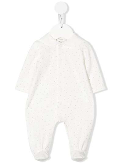 Shop Knot Alan Long-sleeve Babygrow In White