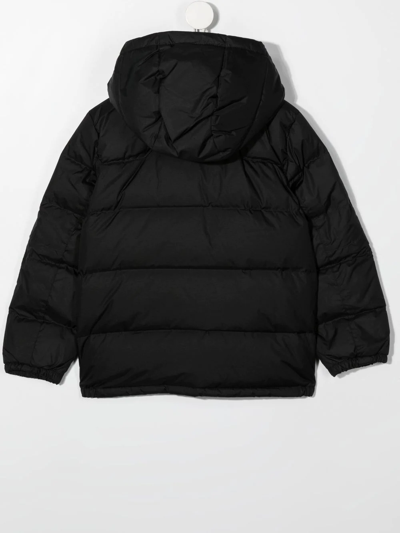 Shop Ralph Lauren Padded Zip-up Down Jacket In Black