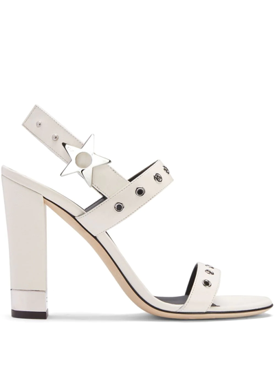 Shop Giuseppe Zanotti Kalamity High-heel Sandals In White