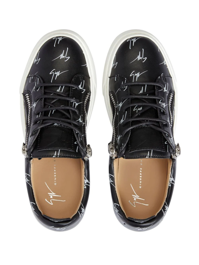 Shop Giuseppe Zanotti Nicki Low-top Sneakers In Black
