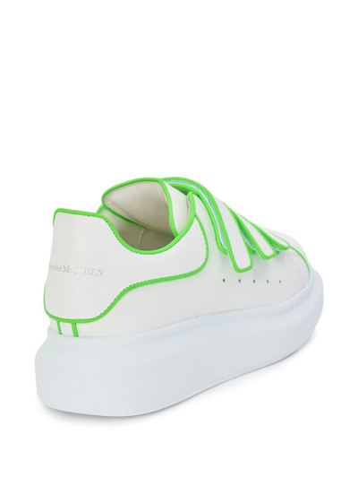 Alexander Mcqueen Oversized Triple-strap Sneakers In White