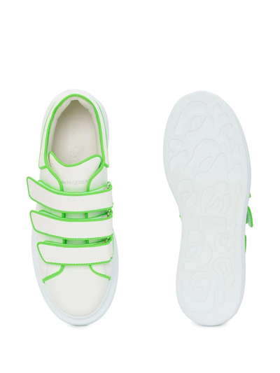 Alexander Mcqueen Oversized Triple-strap Sneakers In White