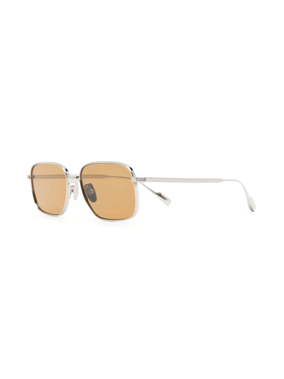 Shop Chimi Titan Square-frame Sunglasses In Silver