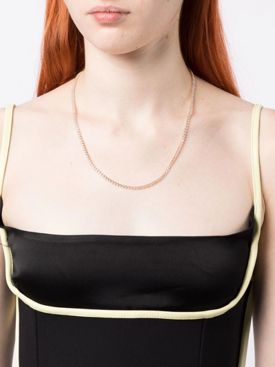 Shop Anton Heunis Crystal-embellished Chain Necklace In Gold