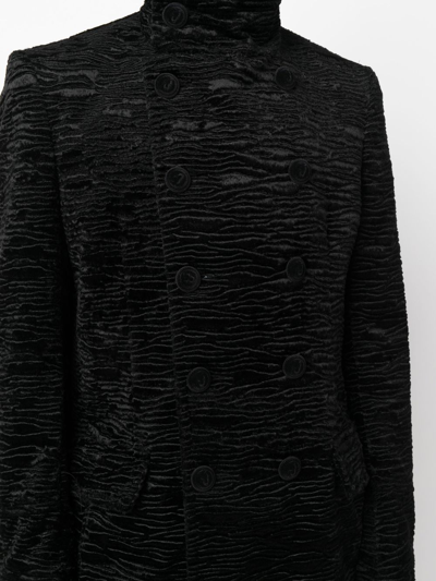 Balmain Coat In Black