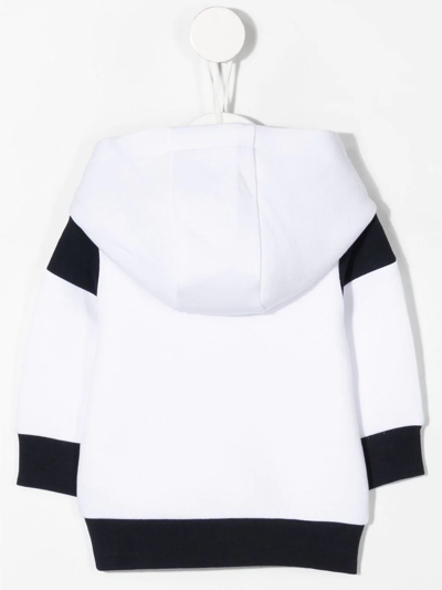 Shop Bosswear Logo-print Hoodie In White