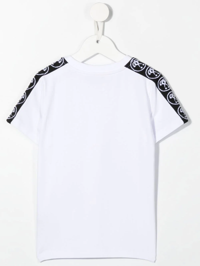 Shop Moschino Logo-print Cotton T-shirt In White