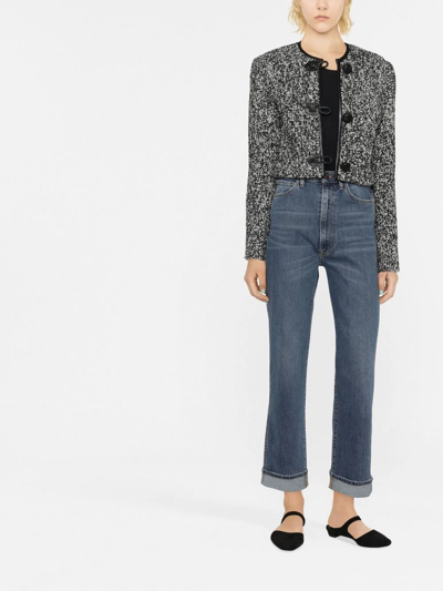 3x1 High-waist Straight-leg Jeans In Blue
