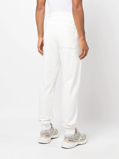 Shop Casablanca Logo-patch Drawstring Sweatpants In White