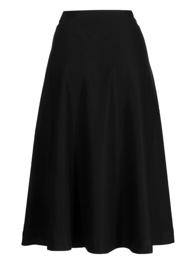 Shop Antonio Marras Two-tone Buckle-fastening Skirt In Black