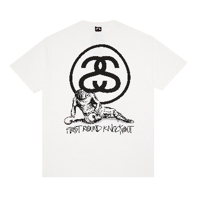 Pre-owned Stussy Gear First Round Knockout Tee 'white' | ModeSens