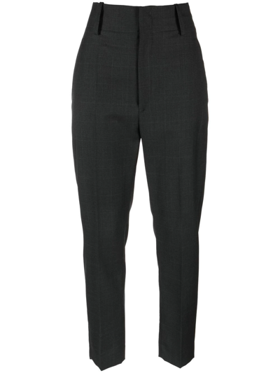 Shop Isabel Marant Étoile Noah Tailored Trousers In Grau