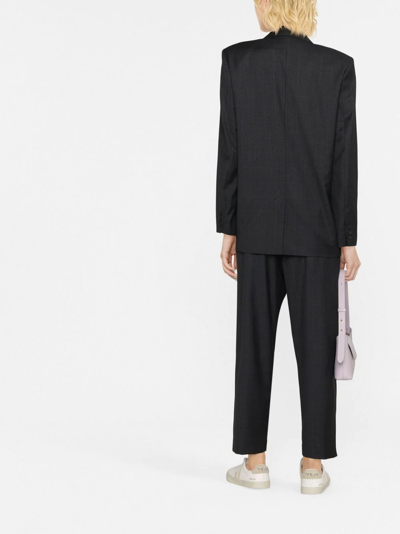 Isabel Marant Étoile Onilind Checked Blazer In Grau