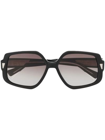 Shop Gigi Studios Olympia Oversize-frame Sunglasses In Schwarz