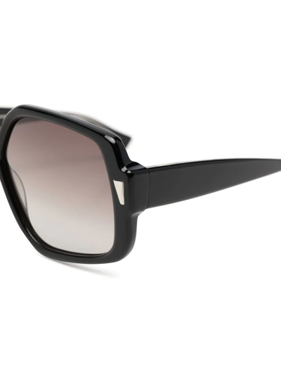 Shop Gigi Studios Olympia Oversize-frame Sunglasses In Schwarz