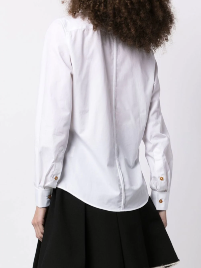 Shop Vivienne Westwood Krall Logo-print Shirt In Weiss