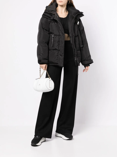 Shoreditch Ski Club Willow Padded Regular-fit Recycled-polyamide Jacket In Schwarz