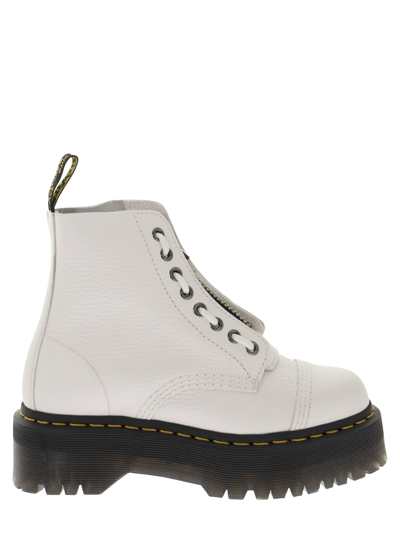 Shop Dr. Martens' Sinclair - Ankle Boots With Platform In Bianco