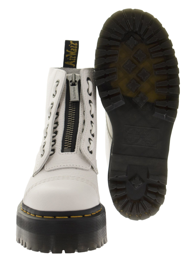 Shop Dr. Martens' Sinclair - Ankle Boots With Platform In Bianco