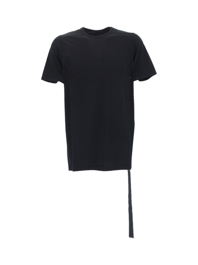 Shop Drkshdw String-detailed Crewneck T-shirt In Black