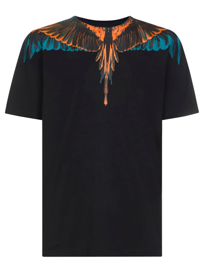 Shop Marcelo Burlon County Of Milan Marcelo Burlon T-shirts And Polos Black