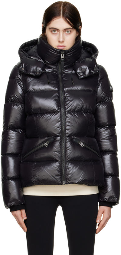 Shop Mackage Black Madalyn Down Jacket In C0001 Black