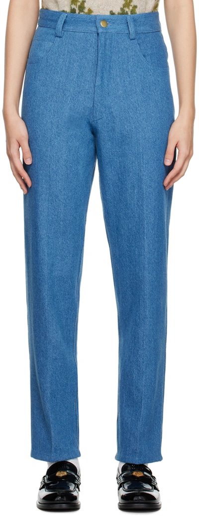 Shop Tanner Fletcher Blue Callan Jeans In Original Blue