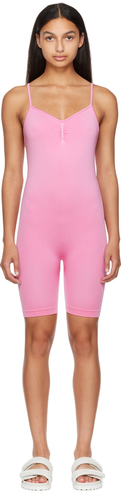 Shop Prism Pink Spirited Unitard In Bubblegum