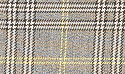 Alexia Admor Tina Slit Plaid Miniskirt In Grey Plaid
