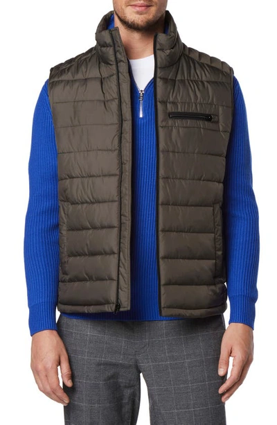 Shop Andrew Marc Gershwin Puffer Vest In Slate