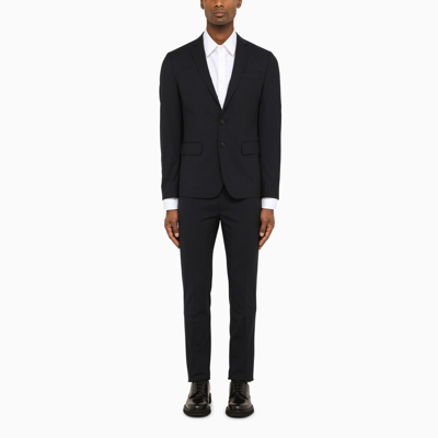 Shop Dsquared2 Navy Blue Single-breasted Suit