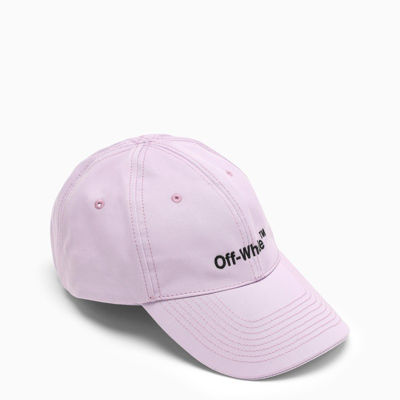 Shop Off-white ™ | Logo-embroidery Baseball Cap Lilac In Pink