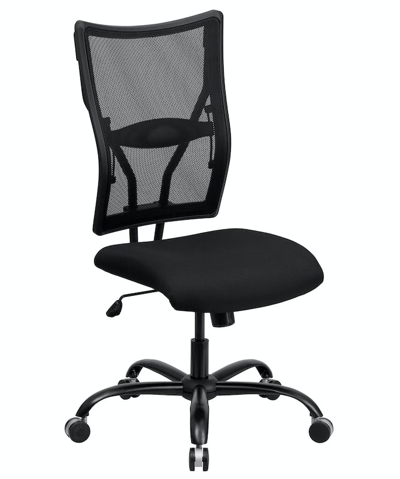 Shop Offex Hercules Series Big & Tall 400 Lb. Rated Black Mesh Executive Swivel Ergonomic Office Chair