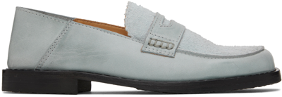 Shop Eytys Blue Otello Loafers In Cloud