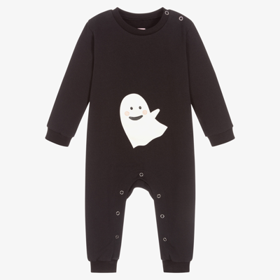 Shop Wauw Capow By Bangbang Baby Ghost Romper In Black