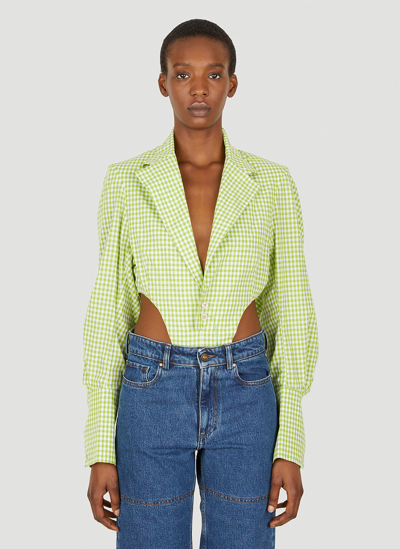 Ninamounah Bacteria Bodysuit In Green