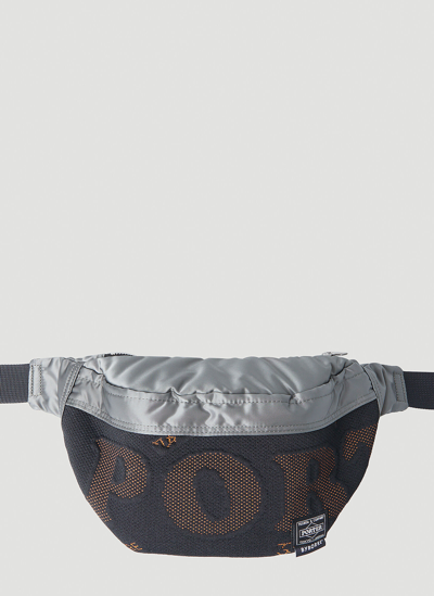 Shop Porter-yoshida & Co X Byborre Belt Bag In Grey