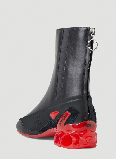 Shop Raf Simons (runner) Cycloid High Boots In Black