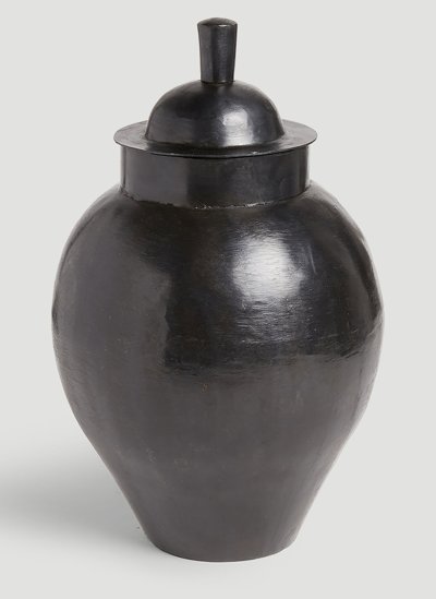 Shop Mad & Len Gustave Boulet Vase In Black