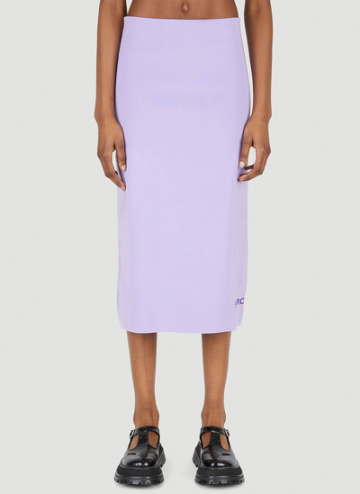 Shop Marc Jacobs Tube Skirt In Purple