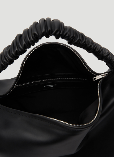 Shop Alexander Wang Scrunchie Large Handbag In Black