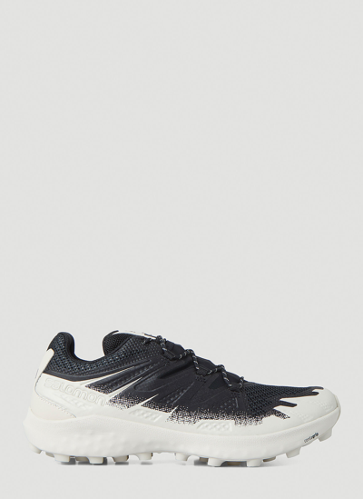 Salomon Black & Off-white Cross Advanced Sneakers In Black